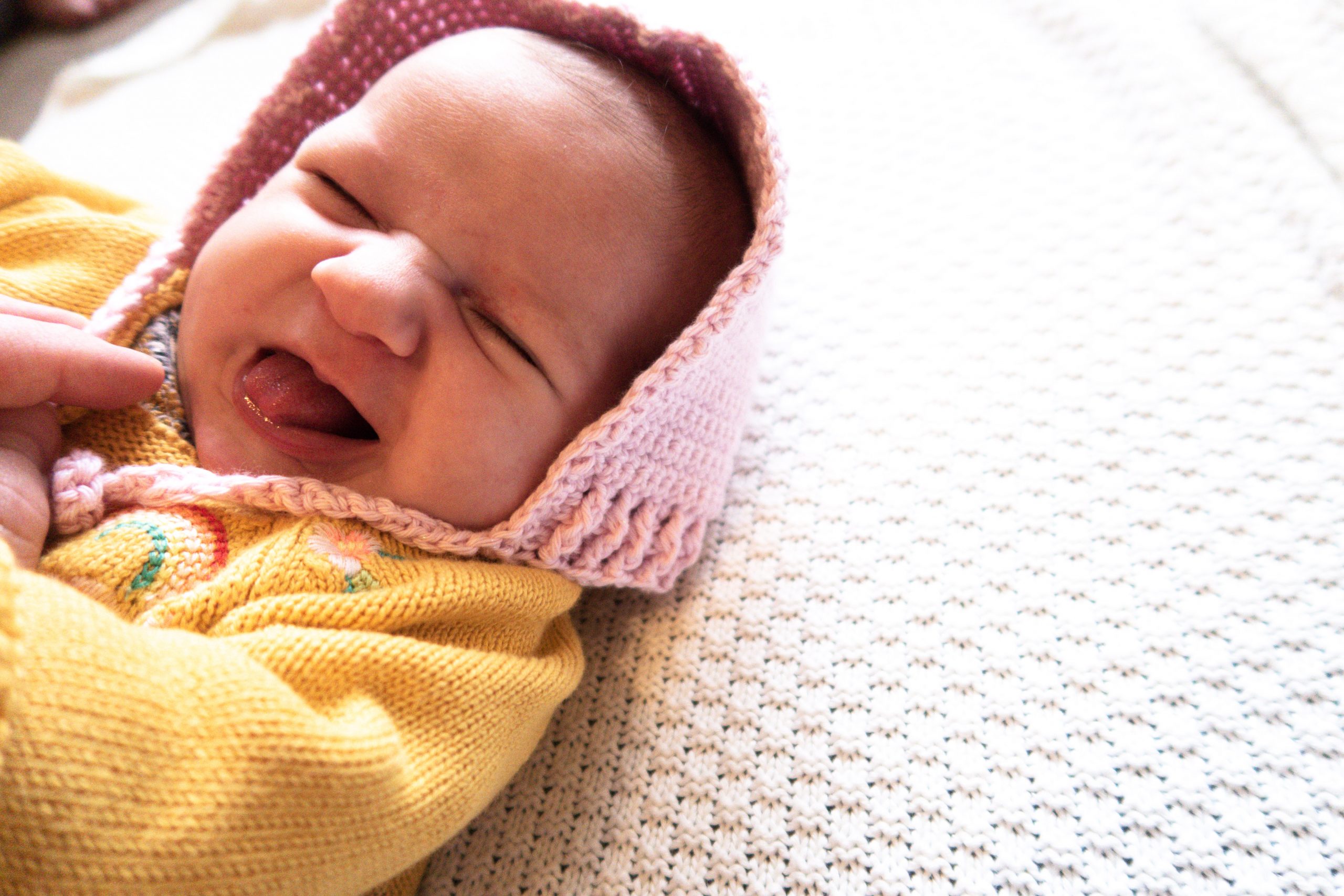 baby laughing