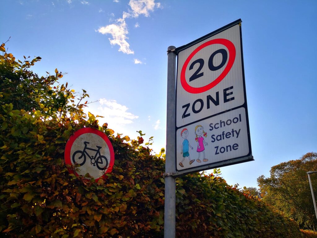 school traffic sign