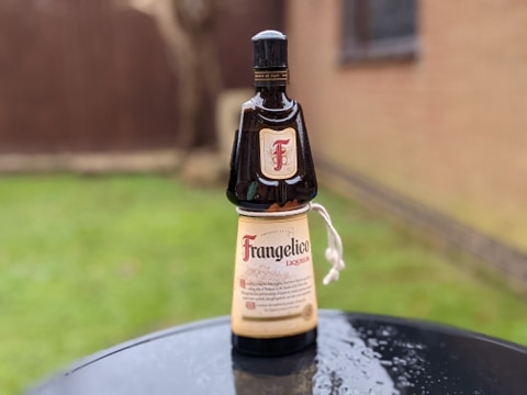 frangelico bottle on table