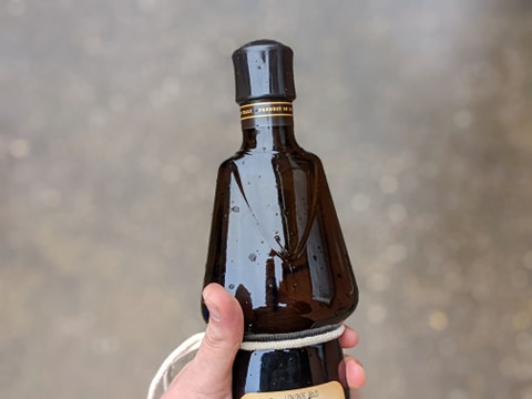 back of my frangelico review bottle