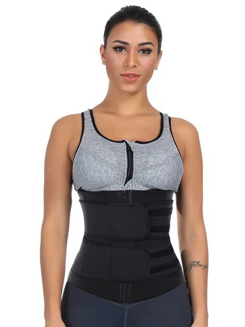tattooed woman in shapewear