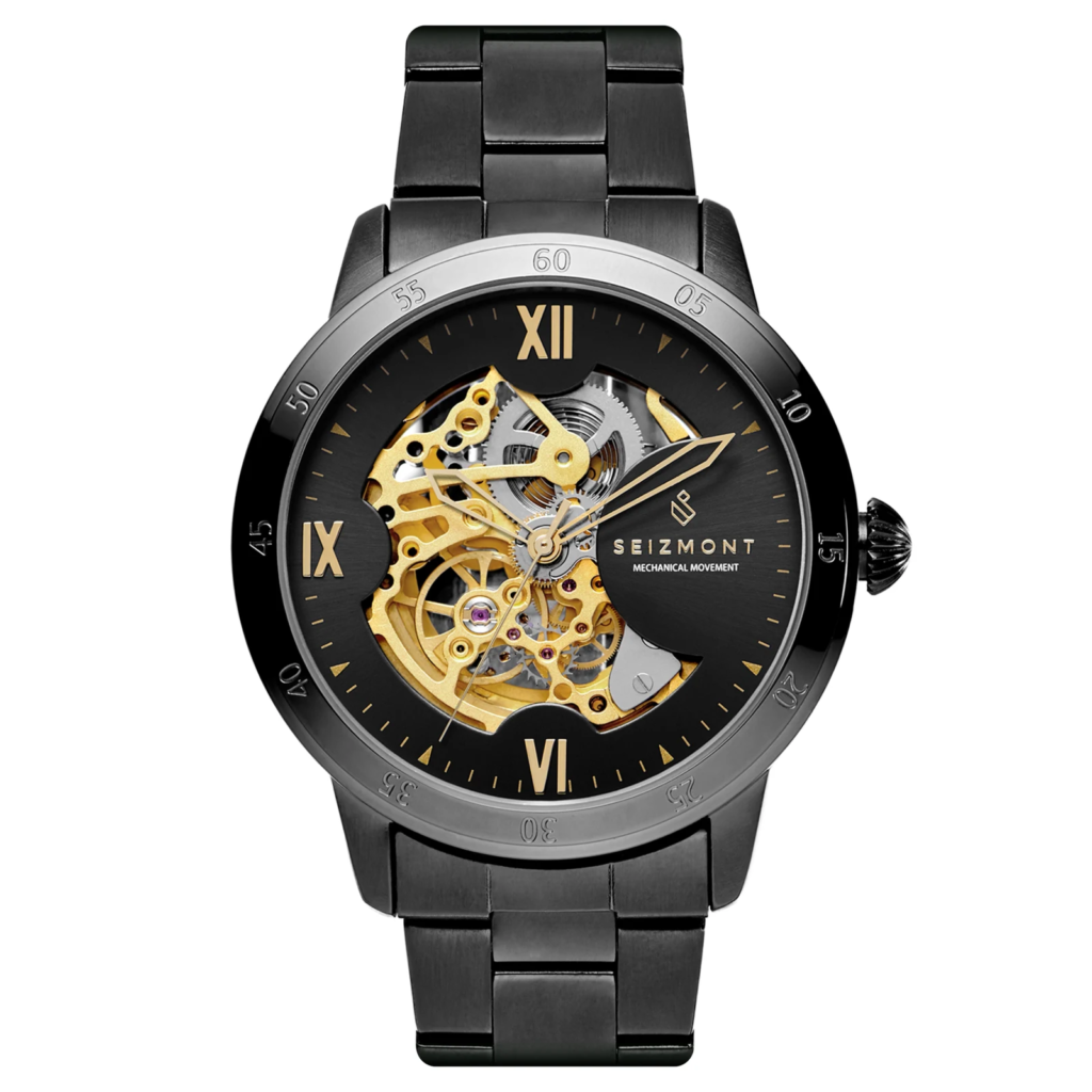 close up of seizmont dante watch