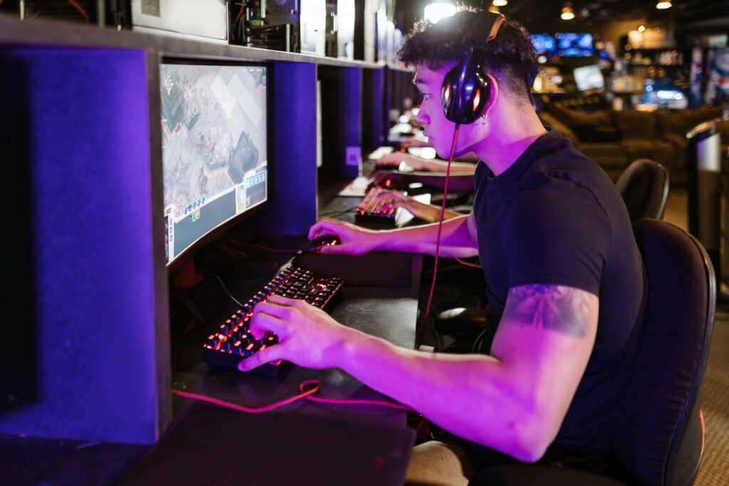 guty doing some competitive gaming