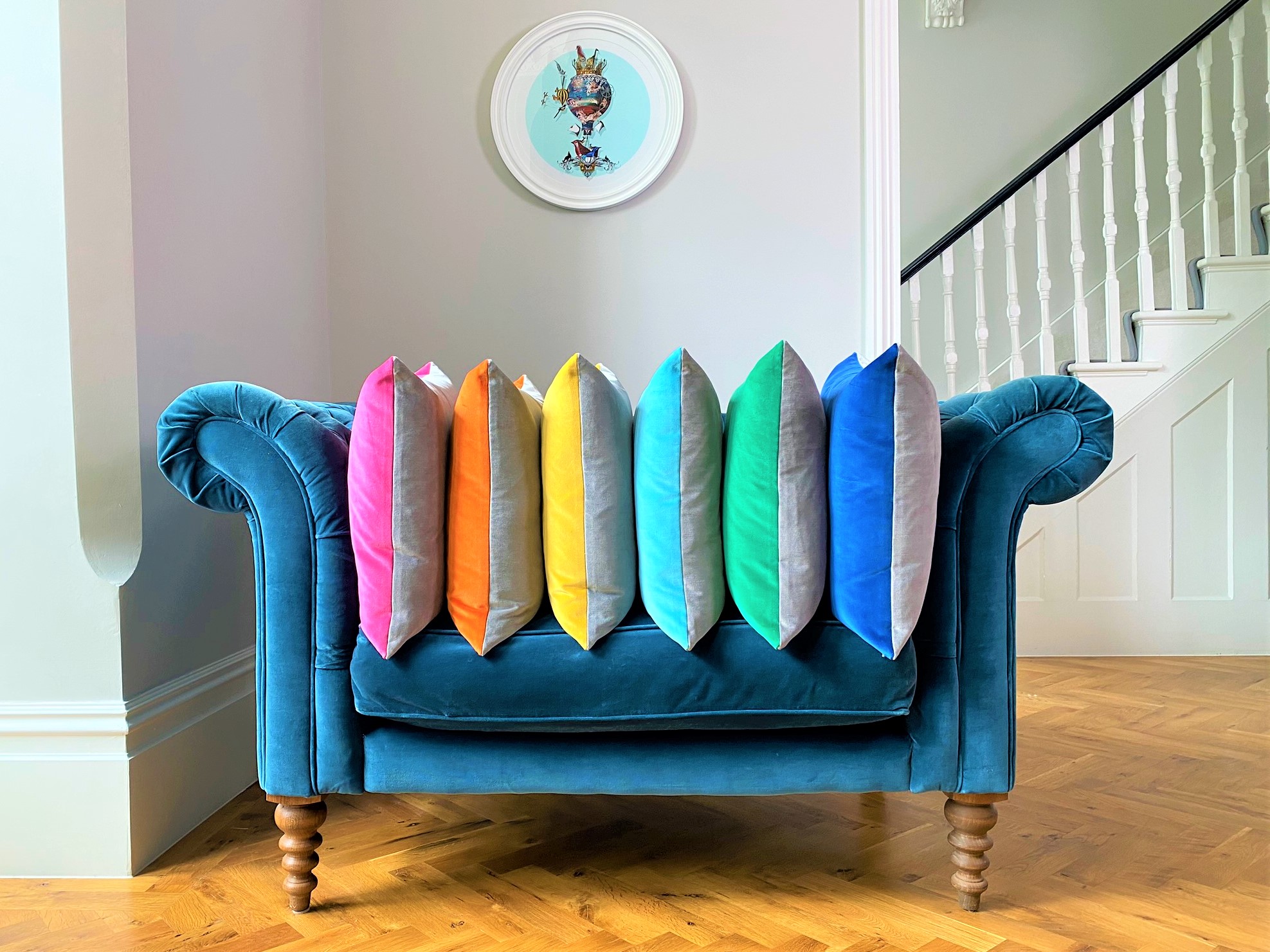 colourful cushions