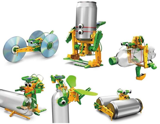 some of the options available to make from the solar recycler kit