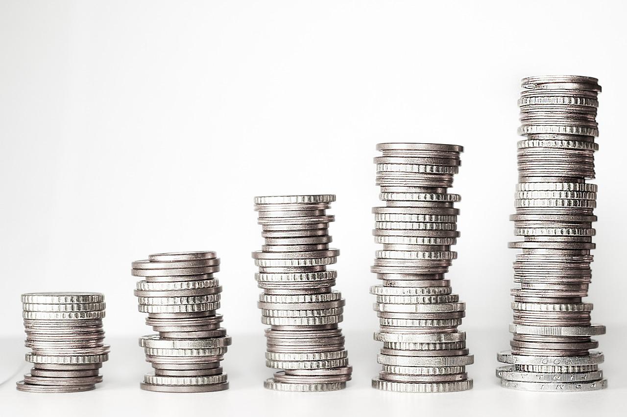 stacked coins