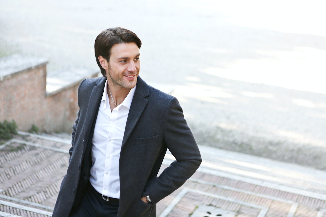 man in coat