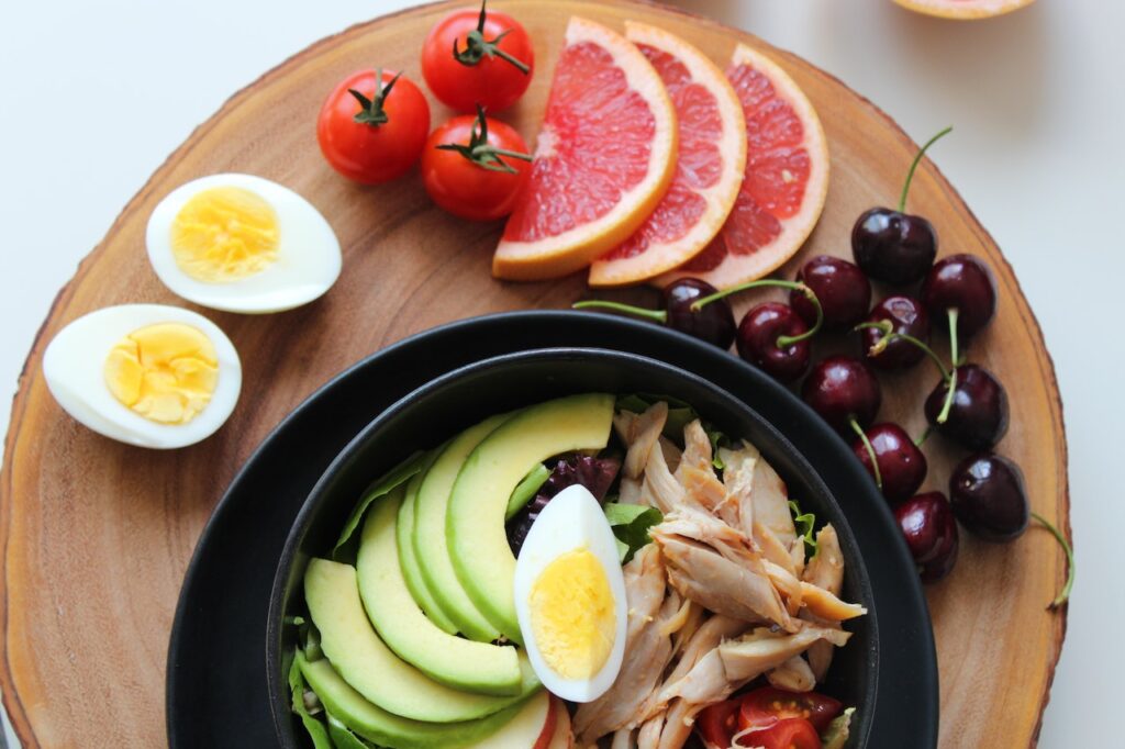 platter of healthy looking grub