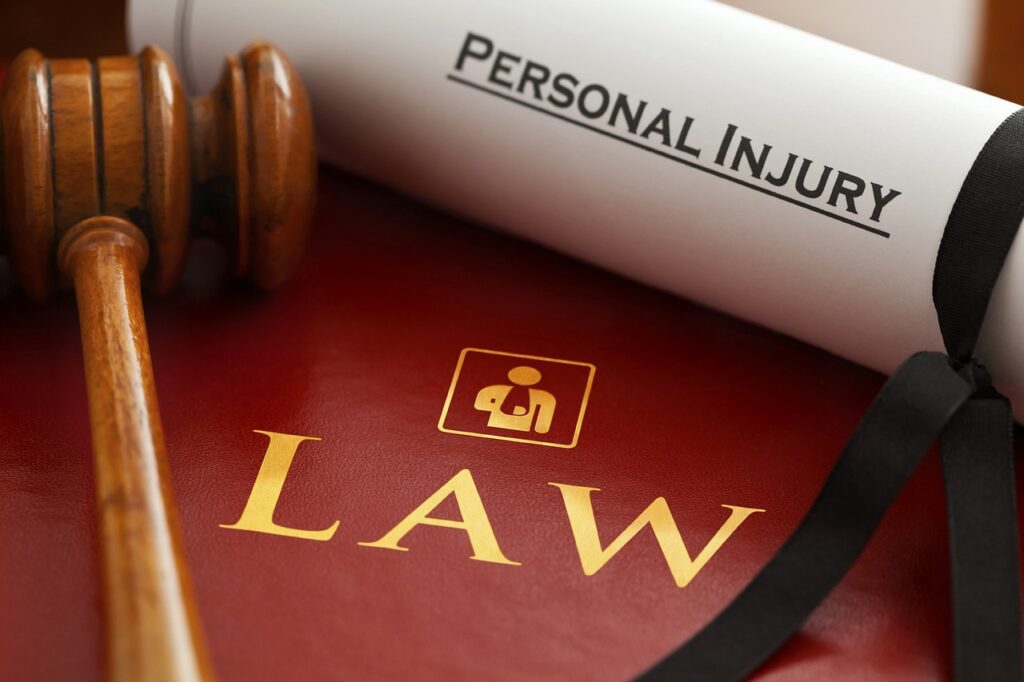 gavel and law book