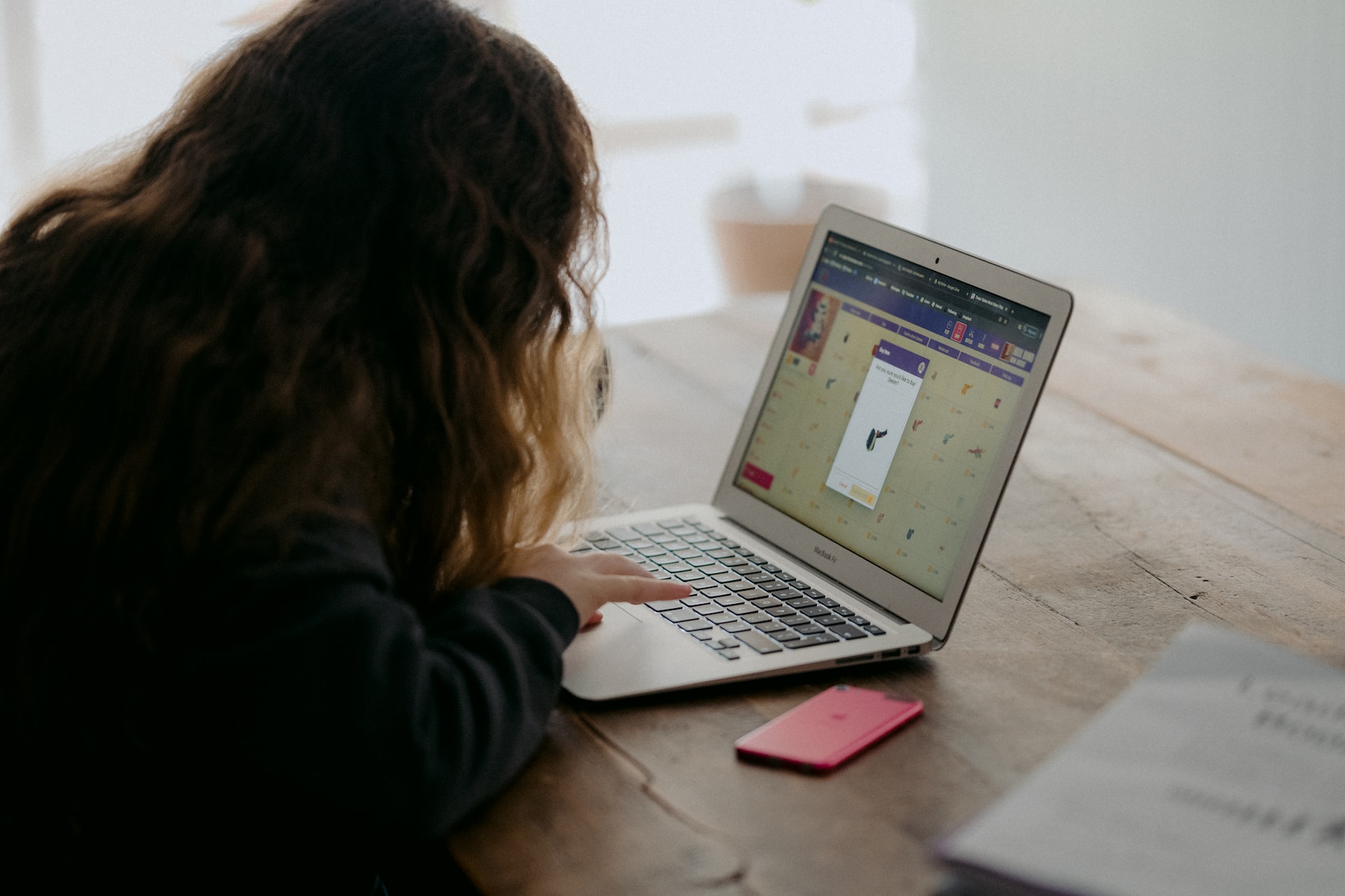 kid on laptop