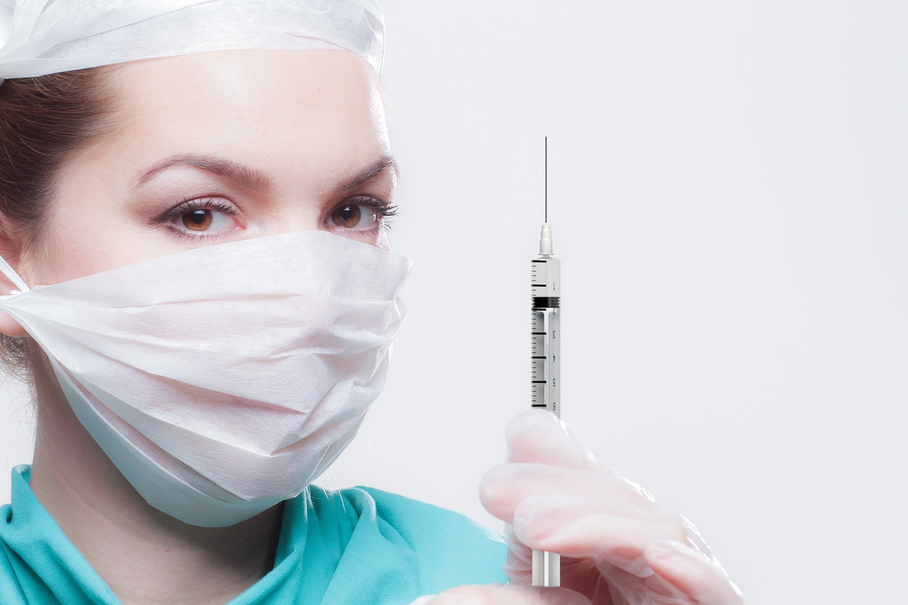 nurse and needle