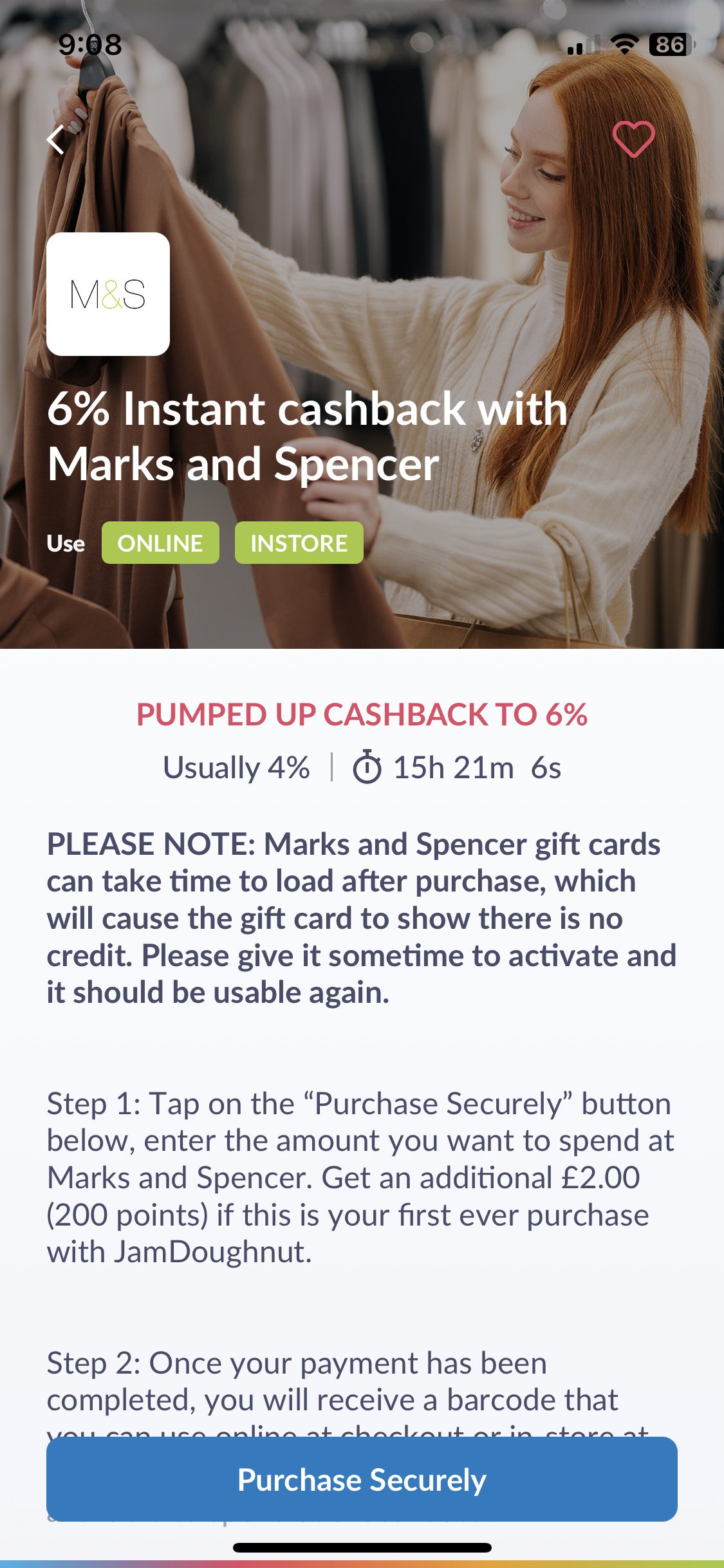 pumped up offers on jamdoughnut app review