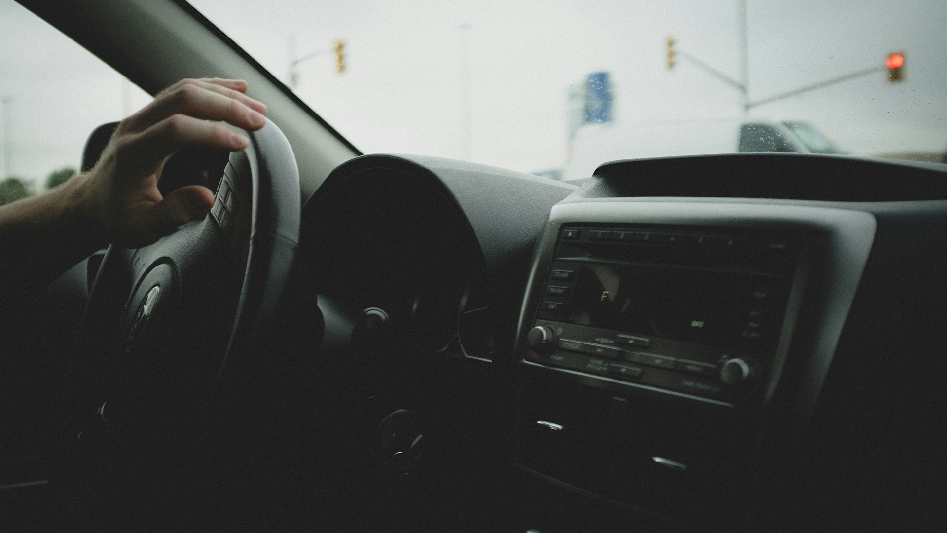 inside car dashboard